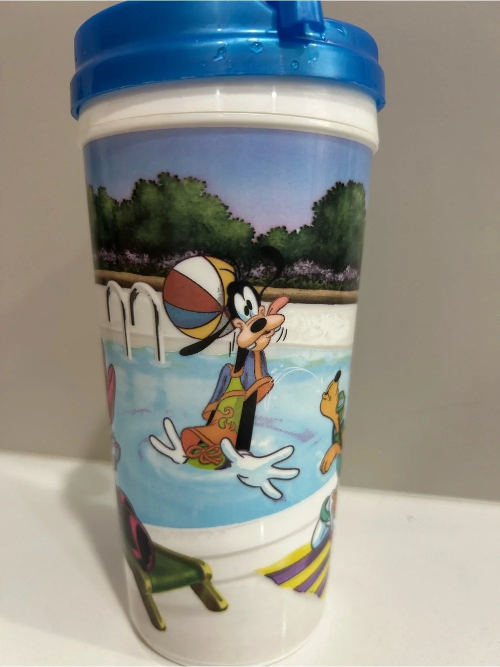 Disney Parks Rapid Fill Resort Pool Mug Mickey Minnie Donald Goofy NEW